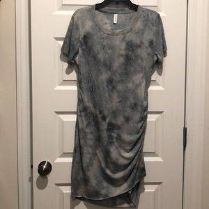 Wishlist tshirt dress, fitted with a gathered side detail. New without tags.